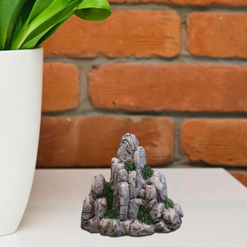 ミニ山の偽のミニチュア石,人工の丘のおもちゃ,盆栽の装飾品, - Bonsai Garden Miniature のレビューと価格