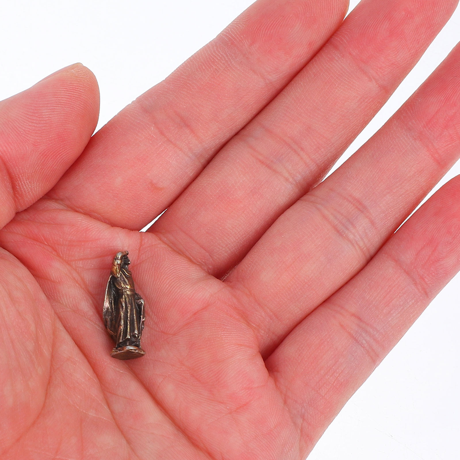 ミニチュアの古代中国人像、精巧な金属彫刻、盆栽、テラリウム、 - Bonsai Garden Miniature のレビューと価格