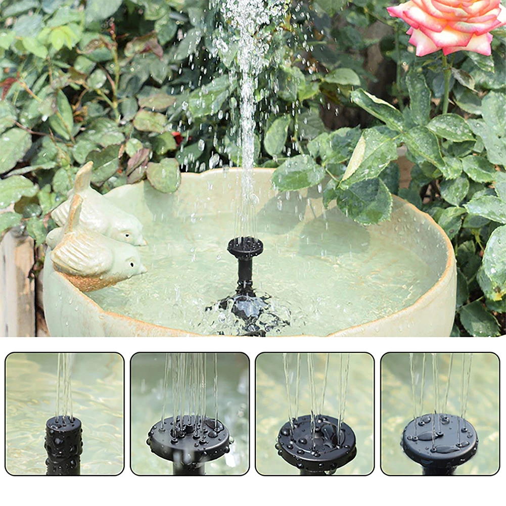 庭用の6つのノズルを備えたソーラー噴水ポンプ,バードバス用の - Bonsai Garden Fountain のレビューと価格