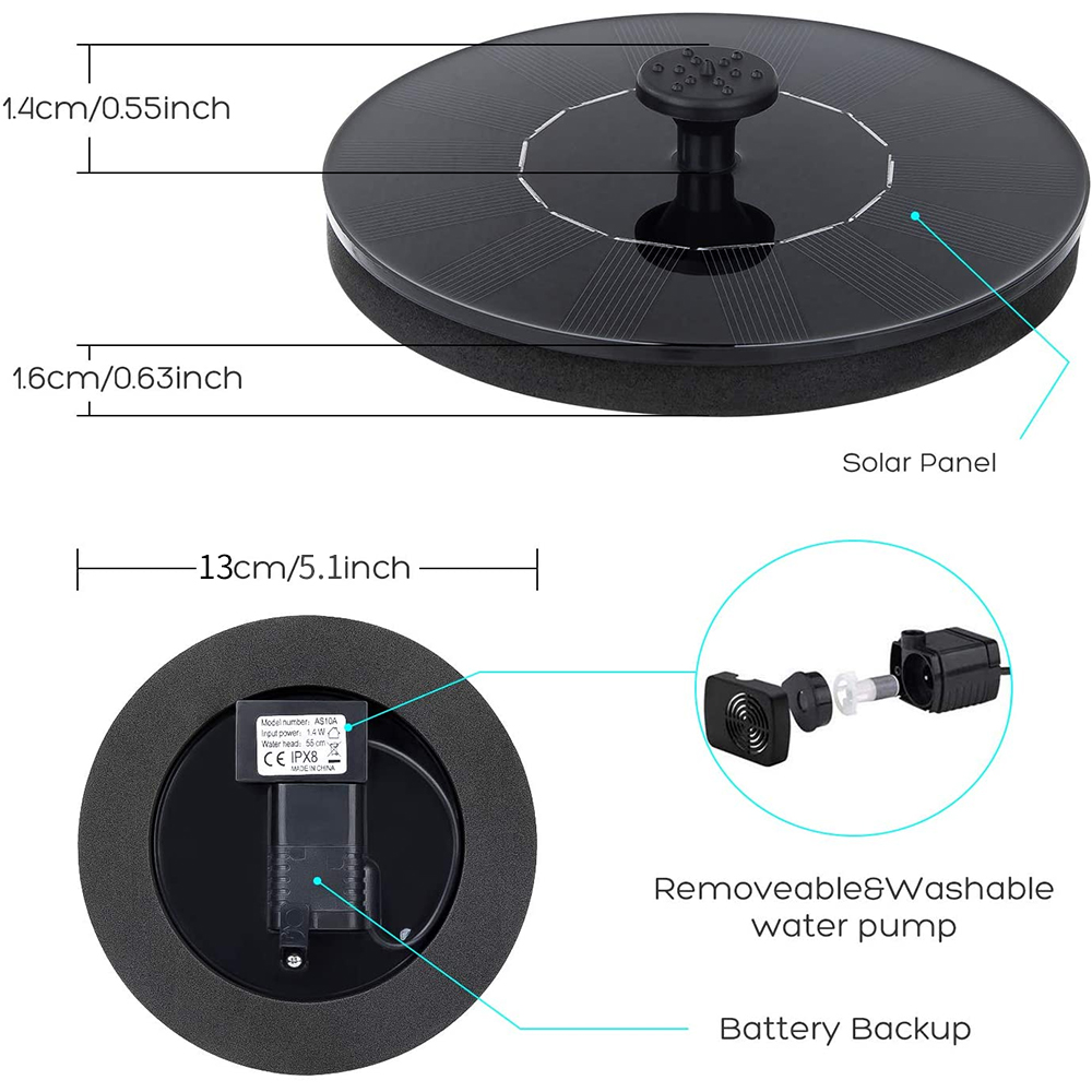 滝の噴水 ミニソーラー噴水 池 庭の装飾 屋外の鳥の水飲み場 - Bonsai Garden Fountain のレビューと価格