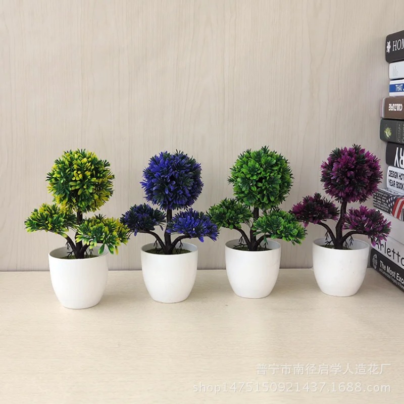 人工小型樹木鉢植え植物、偽物の盆栽、テーブル装飾用植物、家庭 - Bonsai Garden Mini のレビューと価格