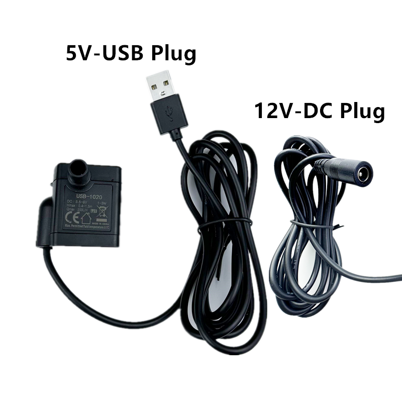 1個入り ウォーターポンプ 5V USBプラグ 3W DC  - Bonsai Garden Fountain のレビューと価格