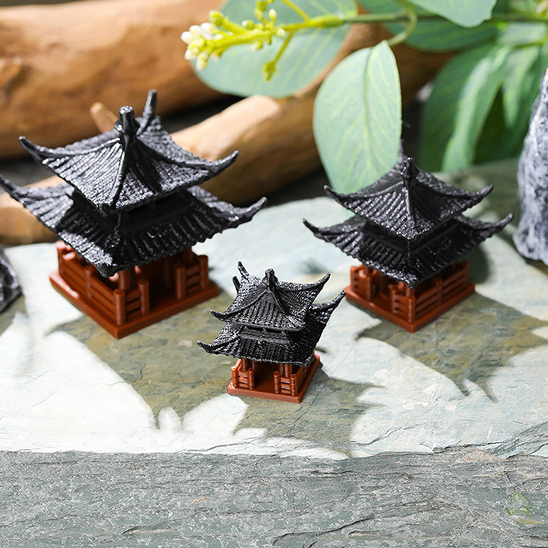 ミニ塔像妖精の庭の装飾古代建物モデル日本パビリオン装飾禅庭水 - Bonsai Garden Mini のレビューと価格