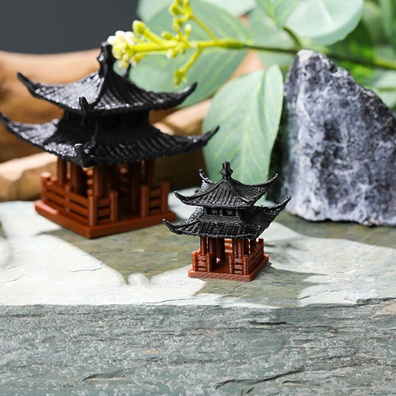 ミニ塔像妖精の庭の装飾古代建物モデル日本パビリオン装飾禅庭水 - Bonsai Garden Mini のレビューと価格