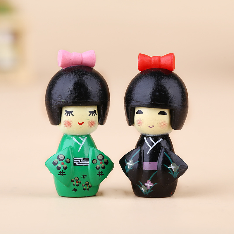 新しい日本のかわいい女の子の置物盆栽装飾ミニ家の装飾ミニチュ - Bonsai Garden In Japan のレビューと価格